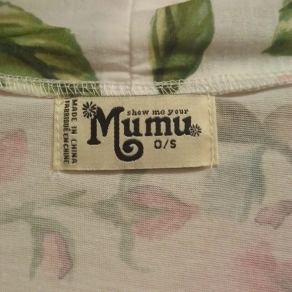 SHOW ME YOUR MUMU Floral Kimono Robe - Pink, Green, And White Size O/S - Picture 2 of 10